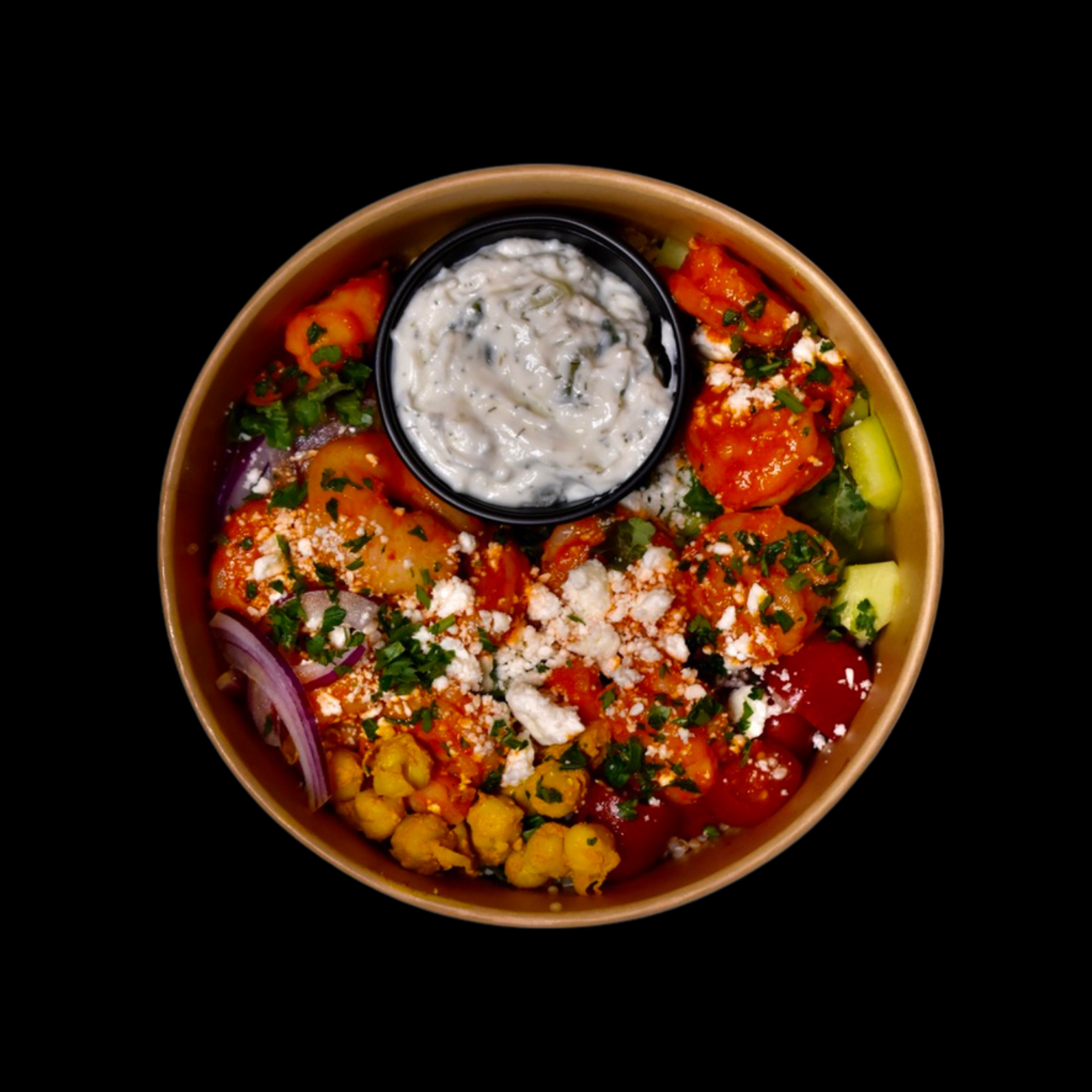 Harissa Shrimp Grain Bowl