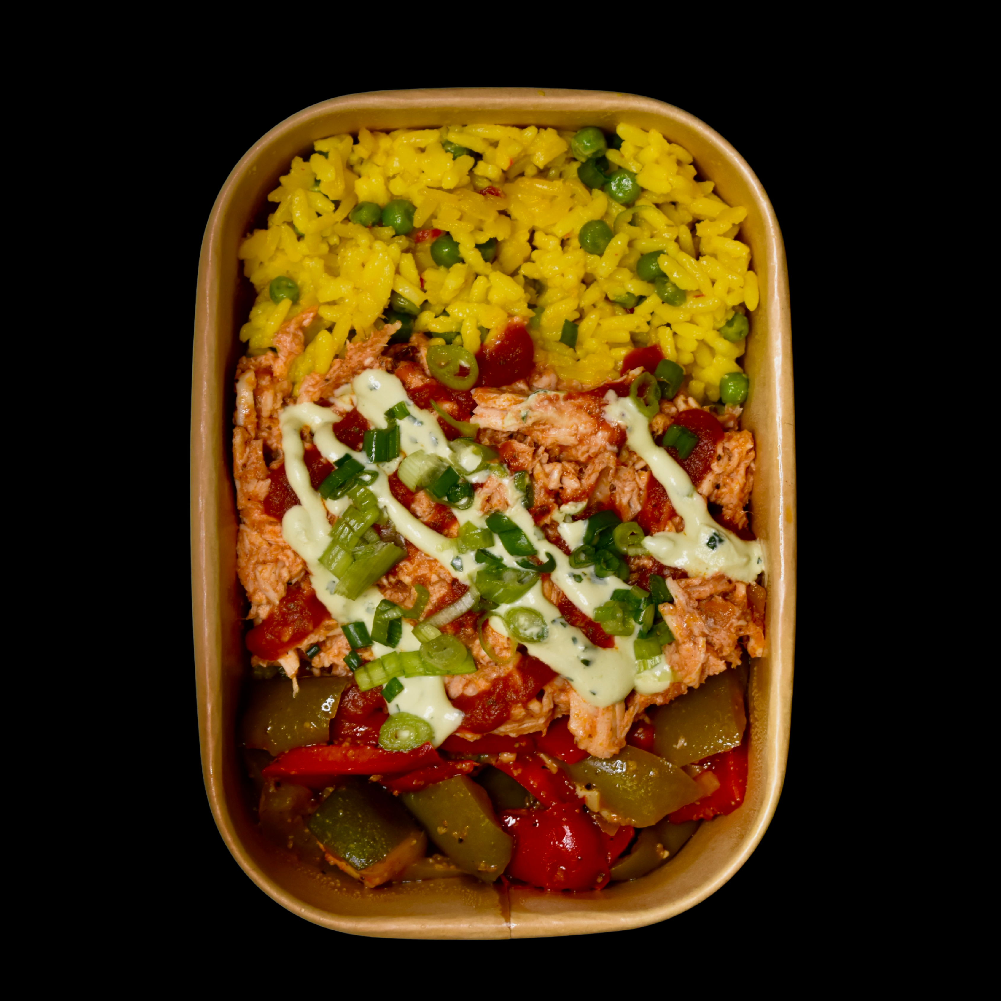 Chicken Tinga, Spanish Rice, Taco Veggies
