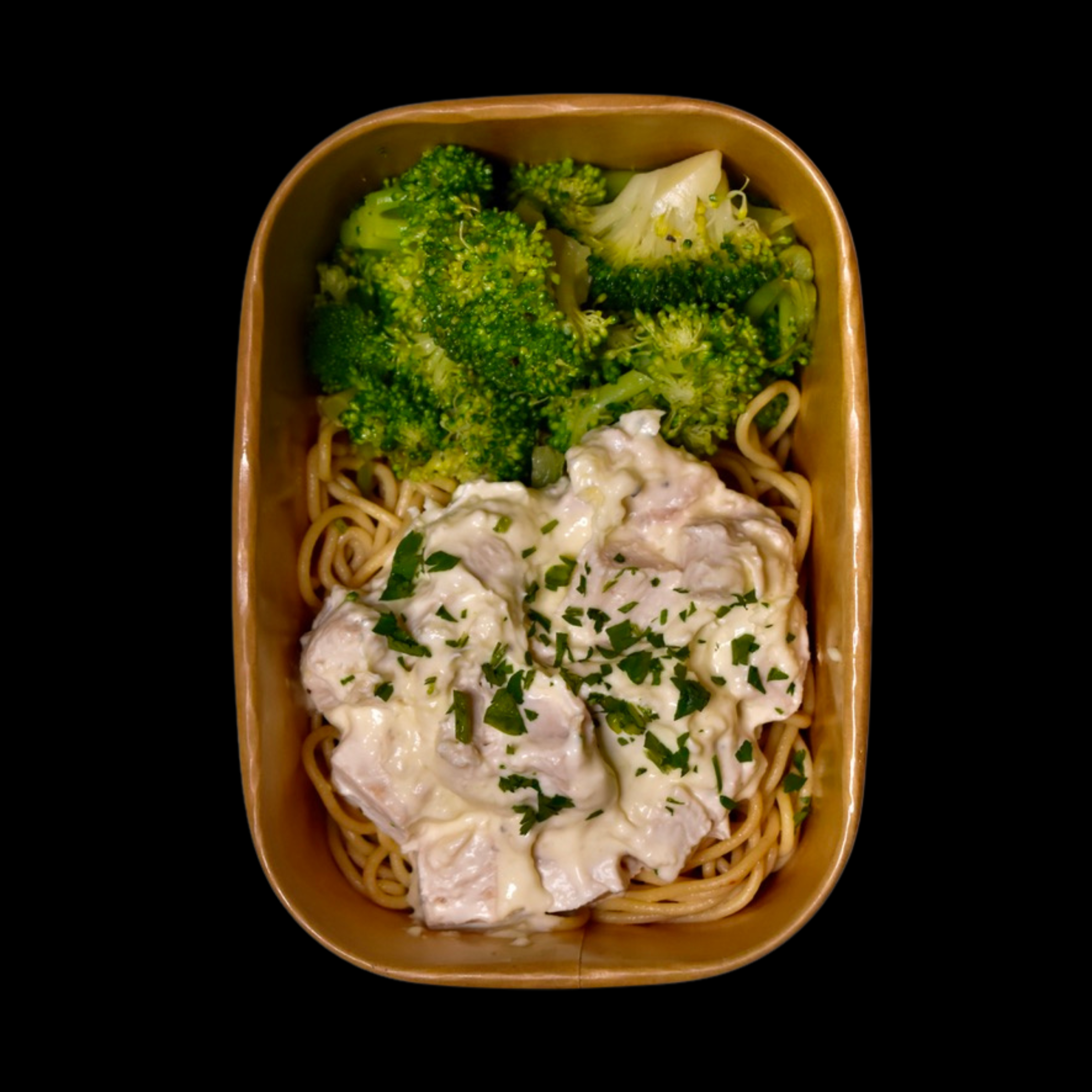 Chicken Alfredo Pasta with Broccoli