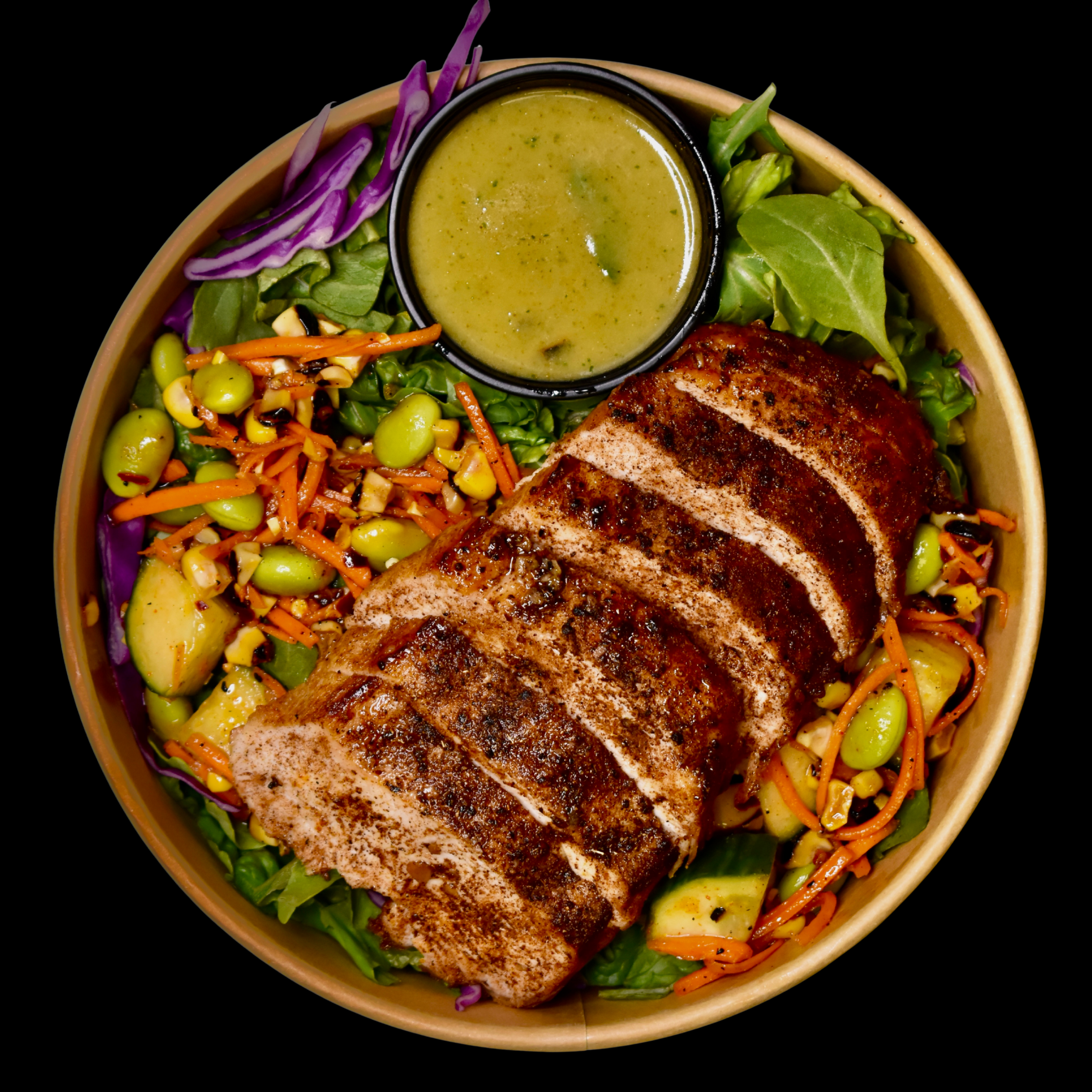 Chinese Five Spice Chicken Lettuce Bowl