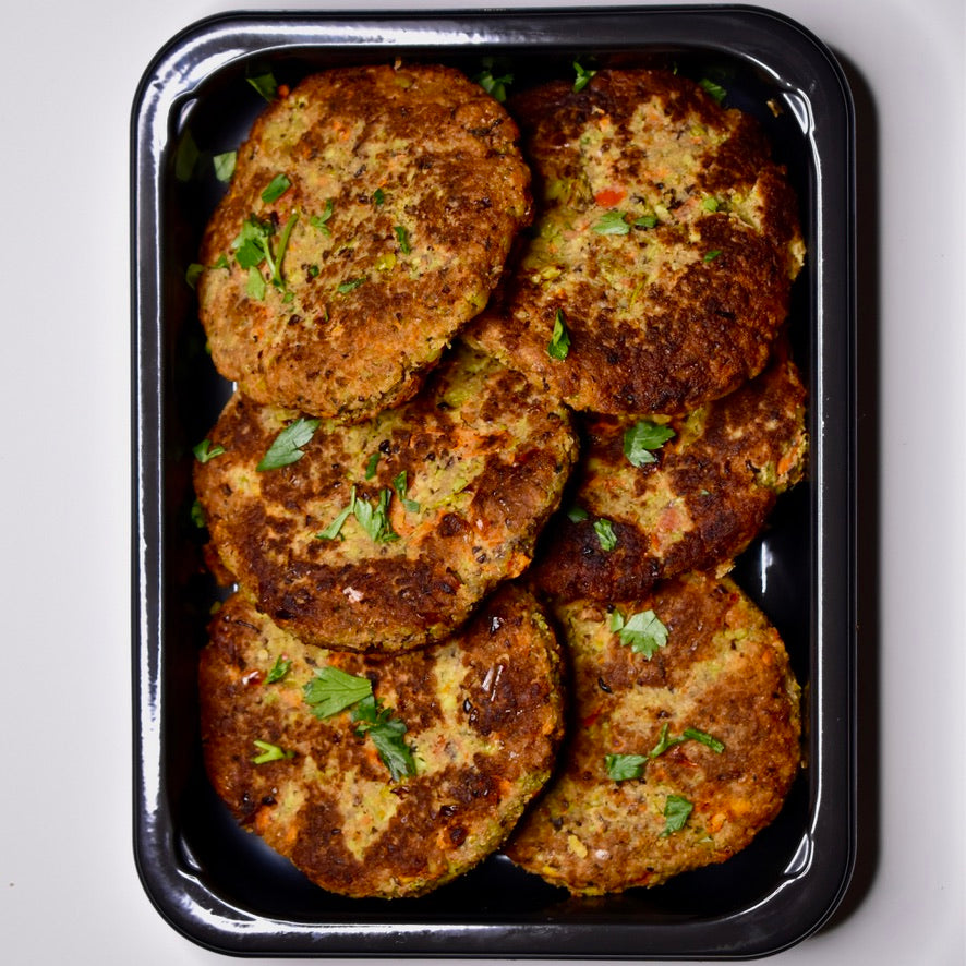 Black Bean Edamame Burgers