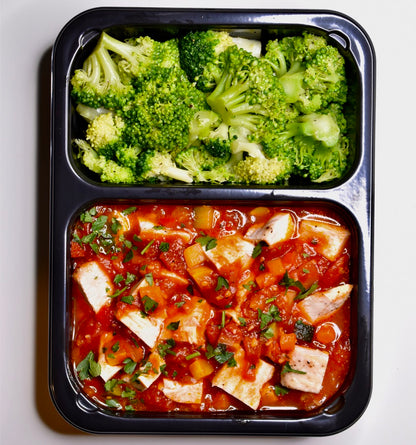 Chicken Cacciatore with Broccoli