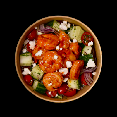 Harissa Shrimp Grain Bowl
